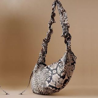 snake print crossbody bag