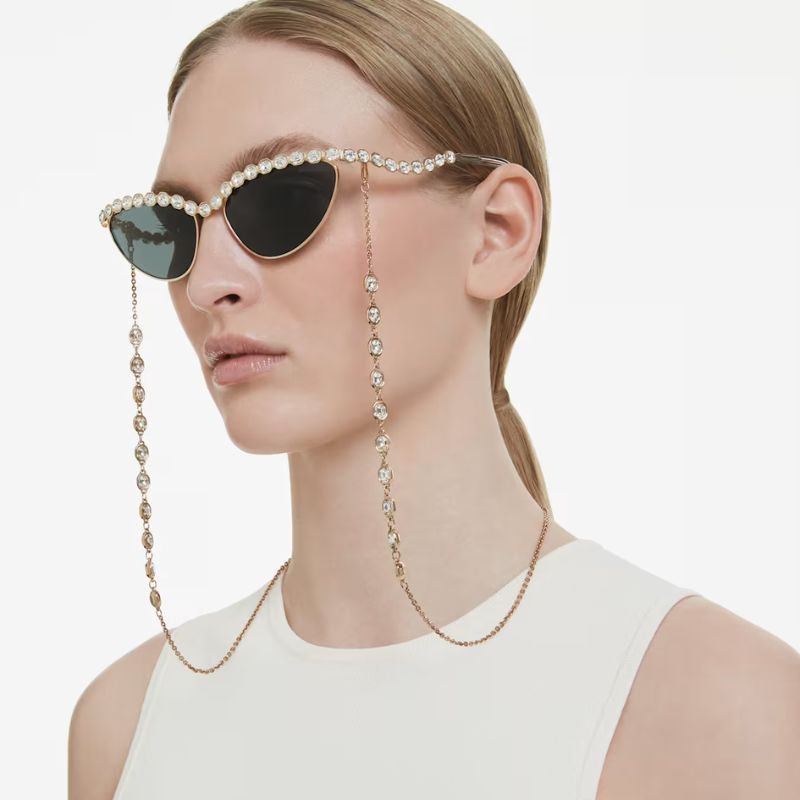 Swarovski sunglasses on model 
