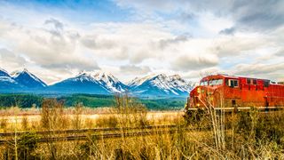 Montreal to Halifax train in Canada