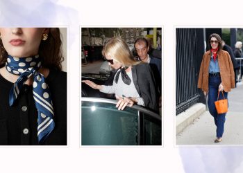 Refresh shirts and t-shirts with this season’s must have neck scarves