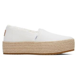 TOMS White Valencia Espadrilles