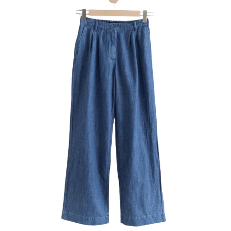 Next Rinse Linen Denim Tailored Trouser 