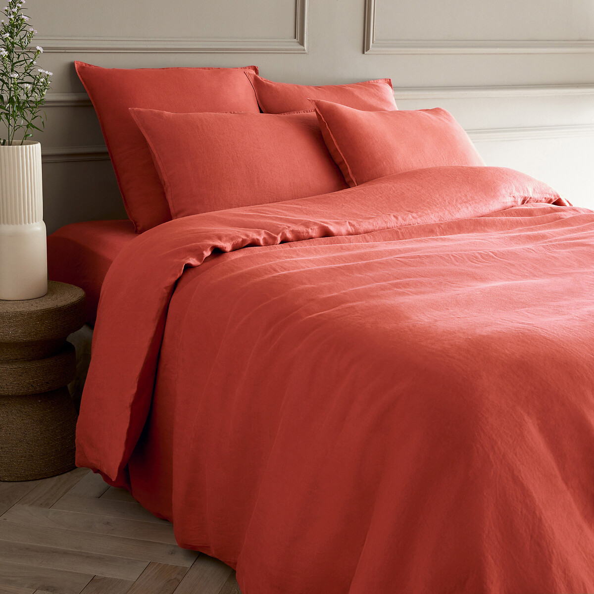 Elina Washed Linen Duvet Cover
