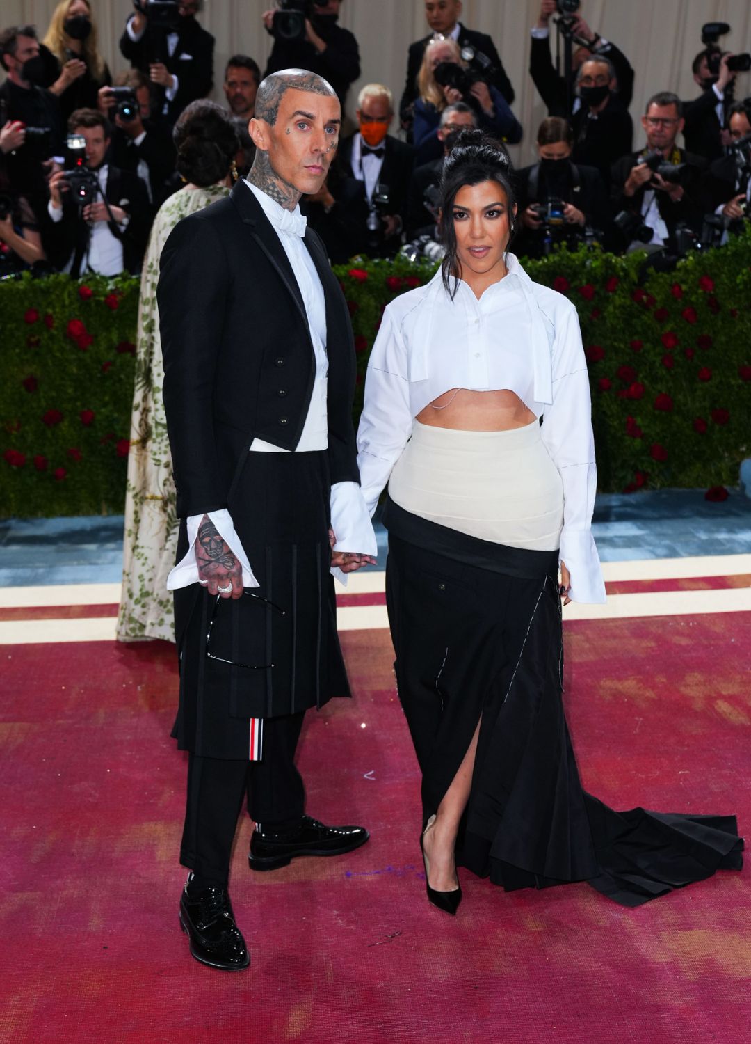 Travis Barker and Kourtney Kardashian