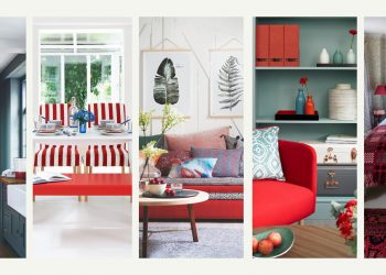 What is the ‘unexpected red theory’ interior design trend?