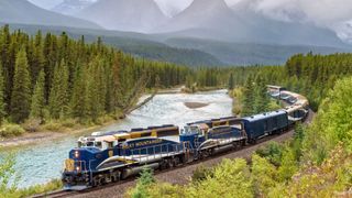 Vancouver to Banff train