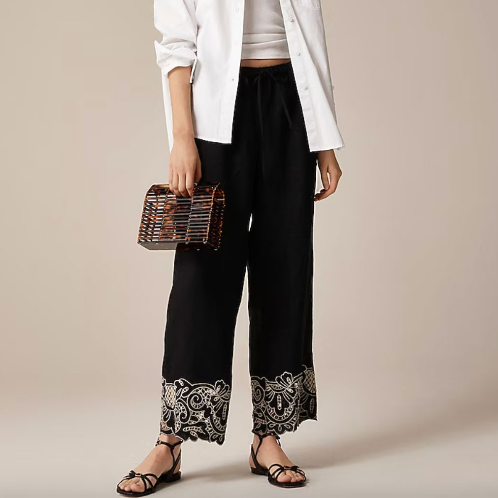 J Crew linen pants