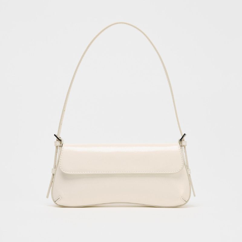 white shoulder bag