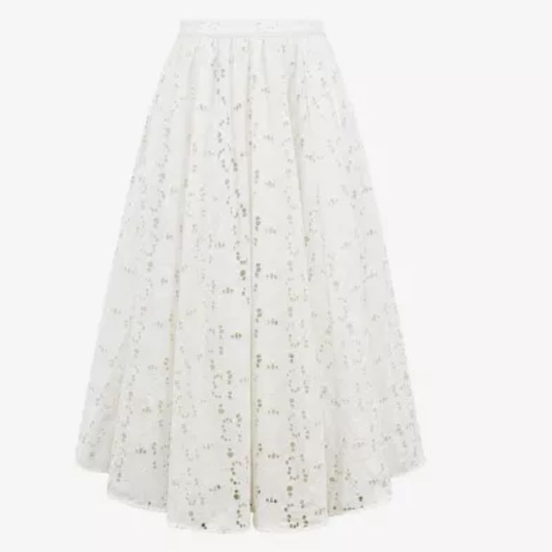 White house of CB lace skirt