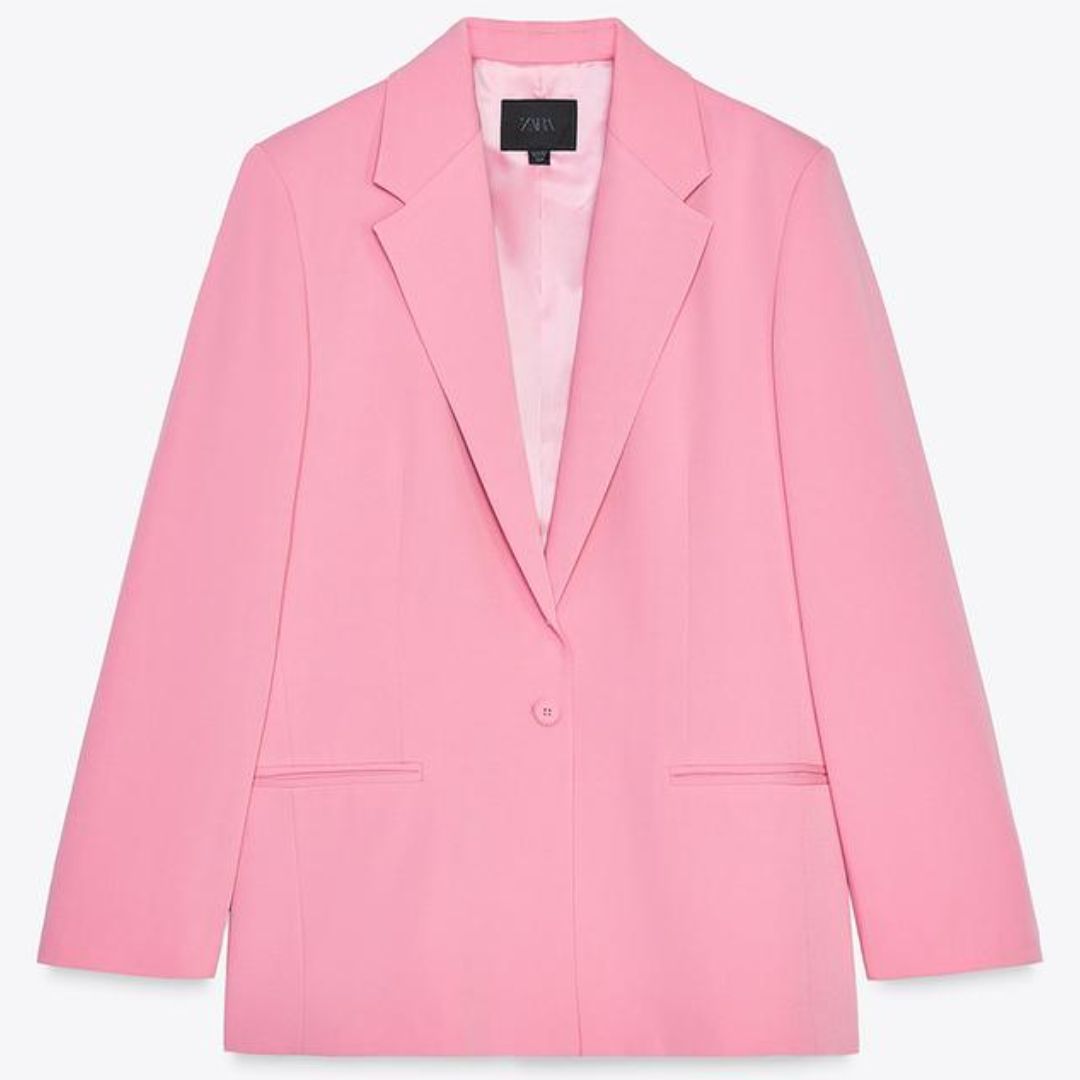 Zara Oversized Pink Blazer