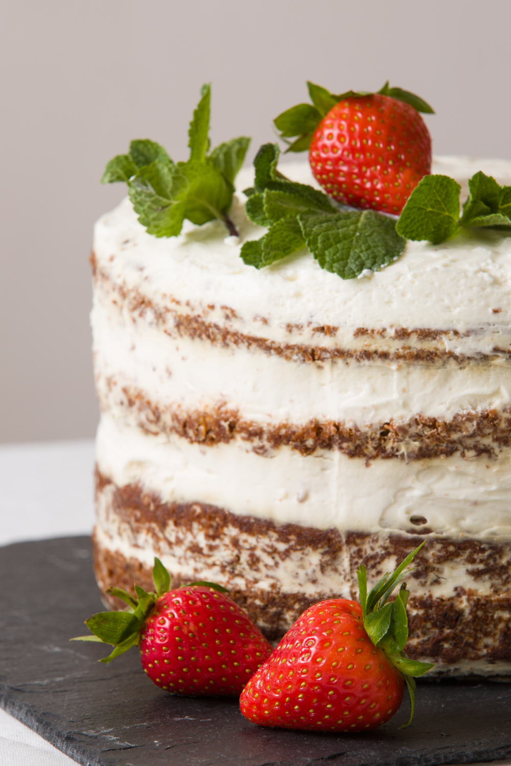 Fruit on a cake