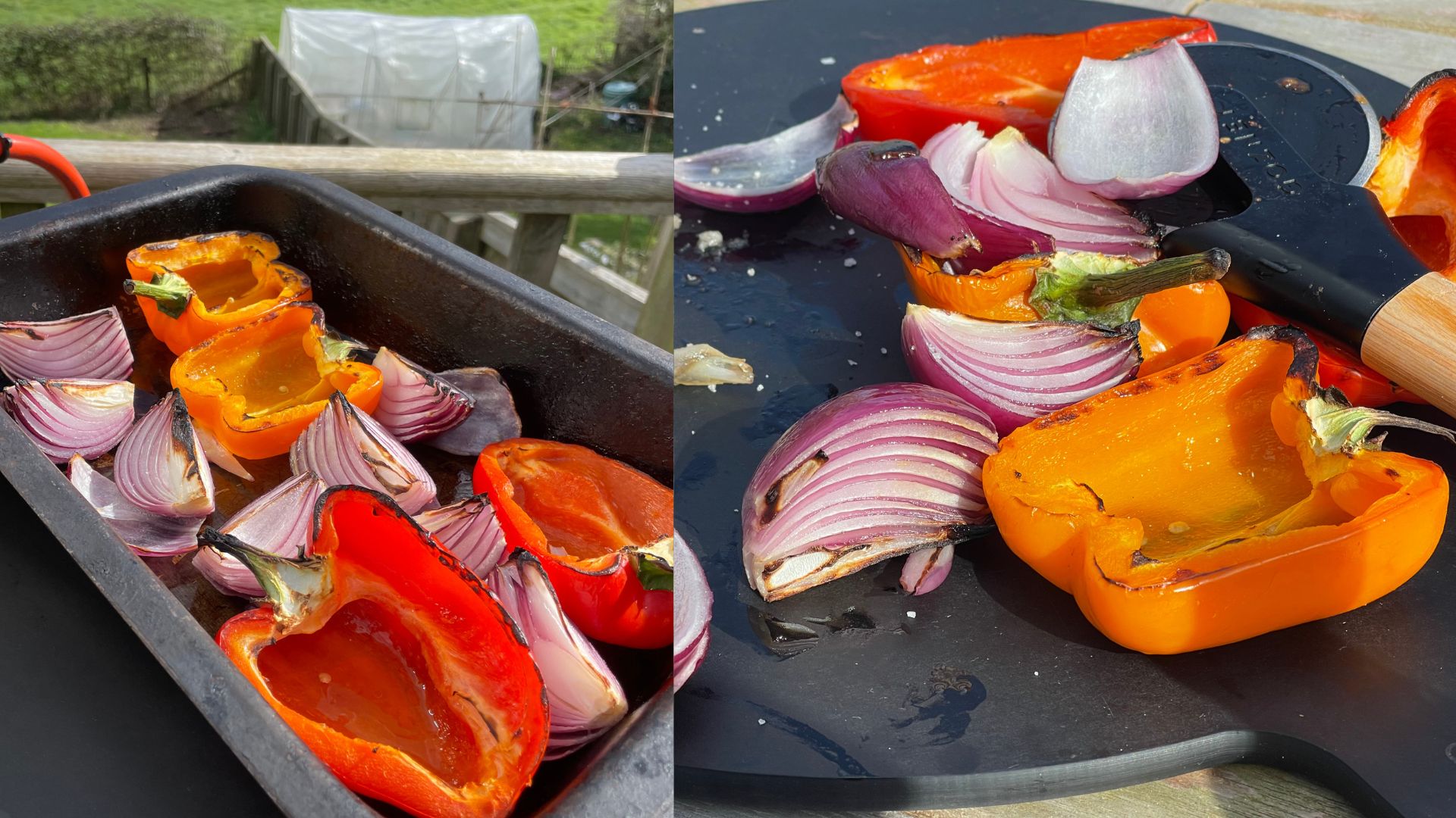 Gozney Arc Pizza Oven peppers