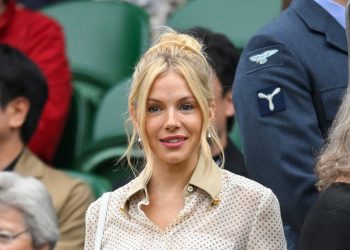 Sienna Miller’s timeless polka dot outfit was perfect for Wimbledon