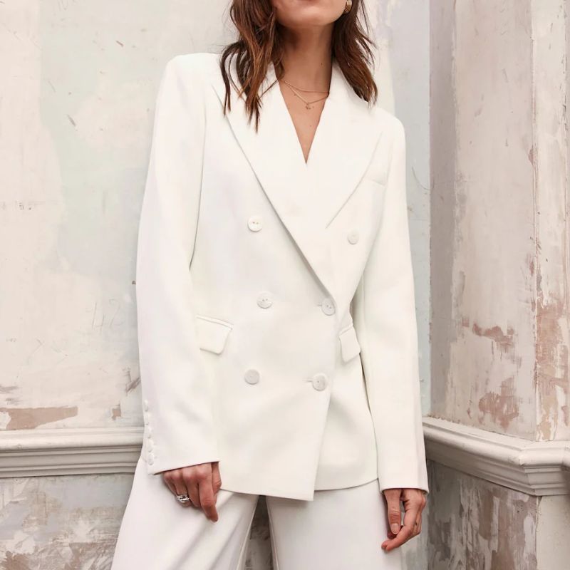 Image of white blazer