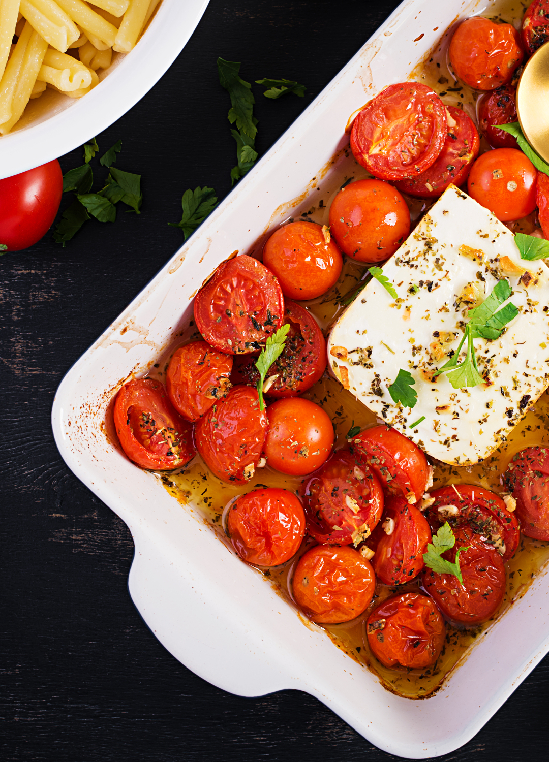 Tomato and feta pasta