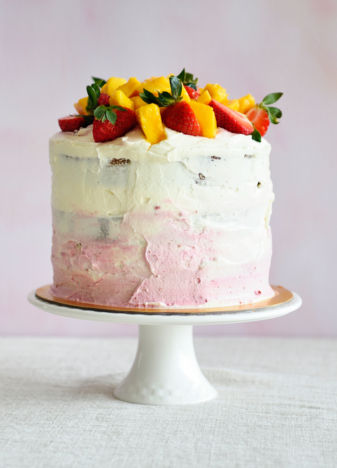 Fruit on a cake