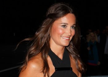 Pippa Middleton black halterneck and orange maxi skirt solved our summer evening wear dilemma