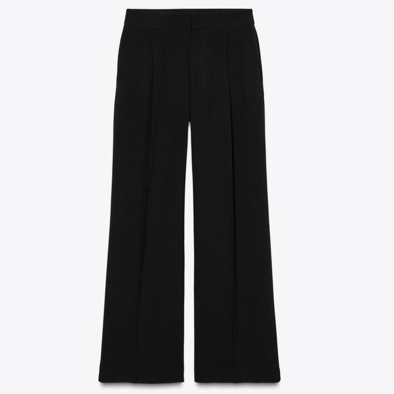 wide leg tailored trouser
