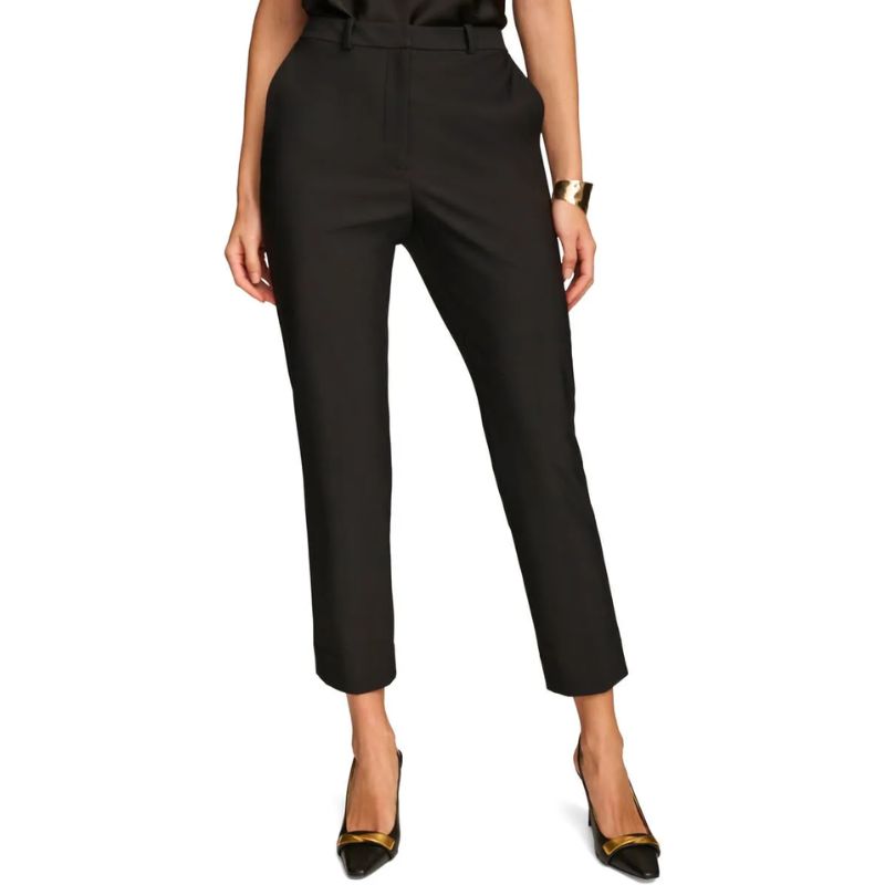 Donna Karan New York Slim Ankle Pants on model 