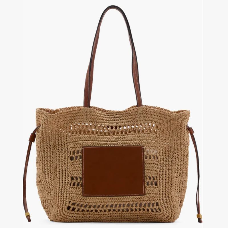 straw tote bag