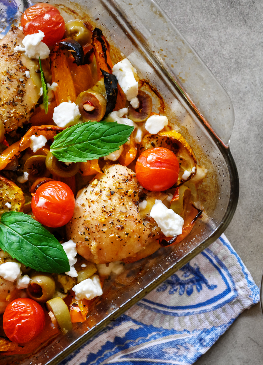 Moroccan chicken tray bake