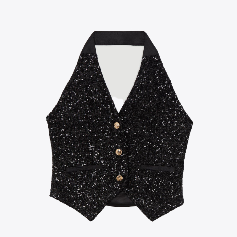 Karen Millen sequin vest