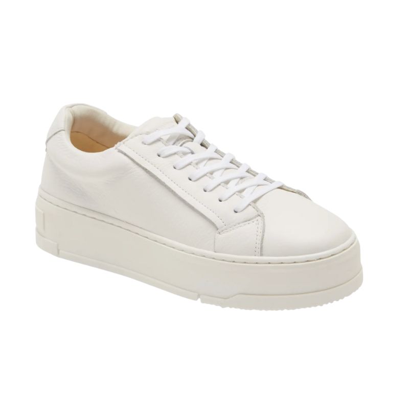 Image of white platform trainers