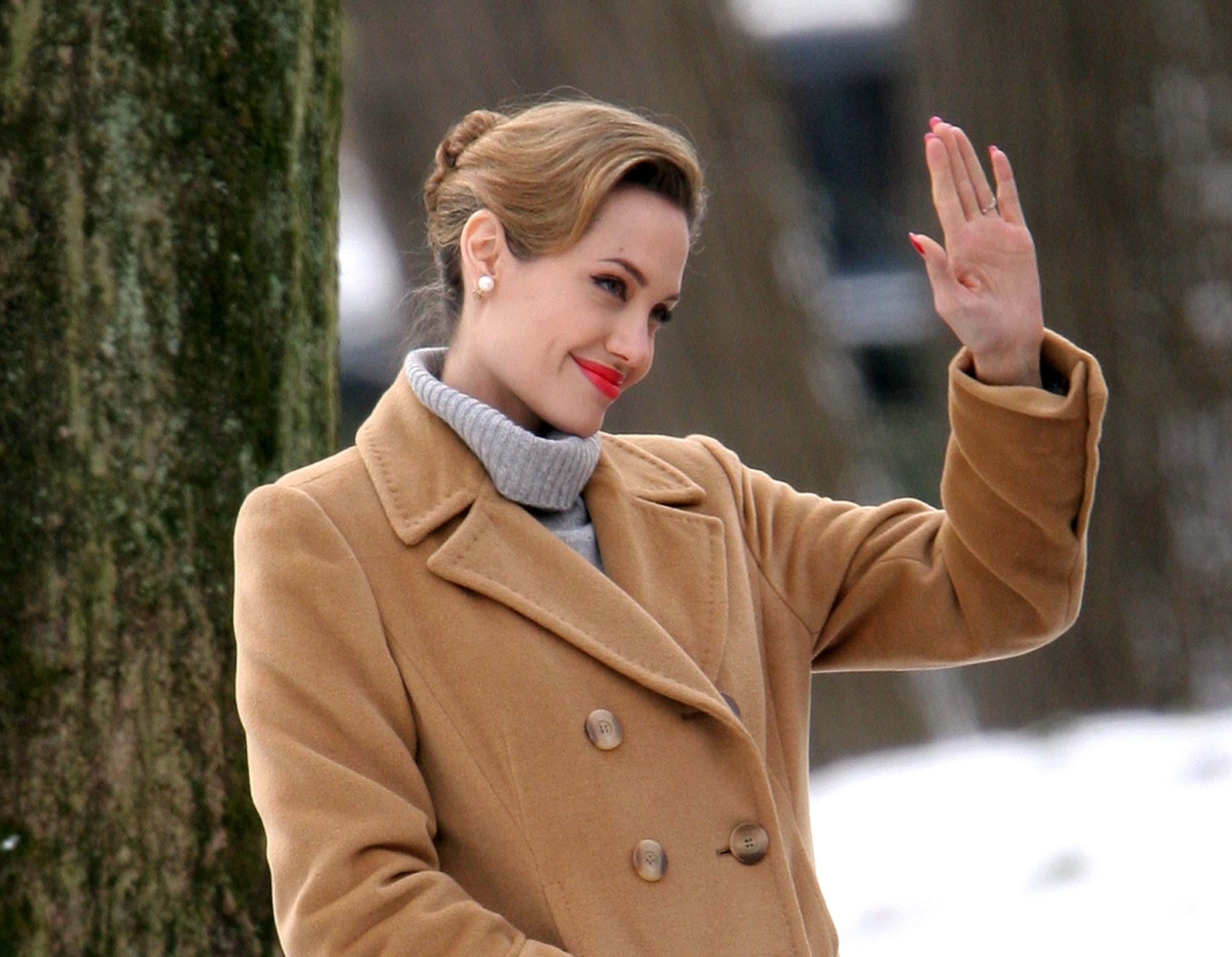 Angelina Jolie attending an event