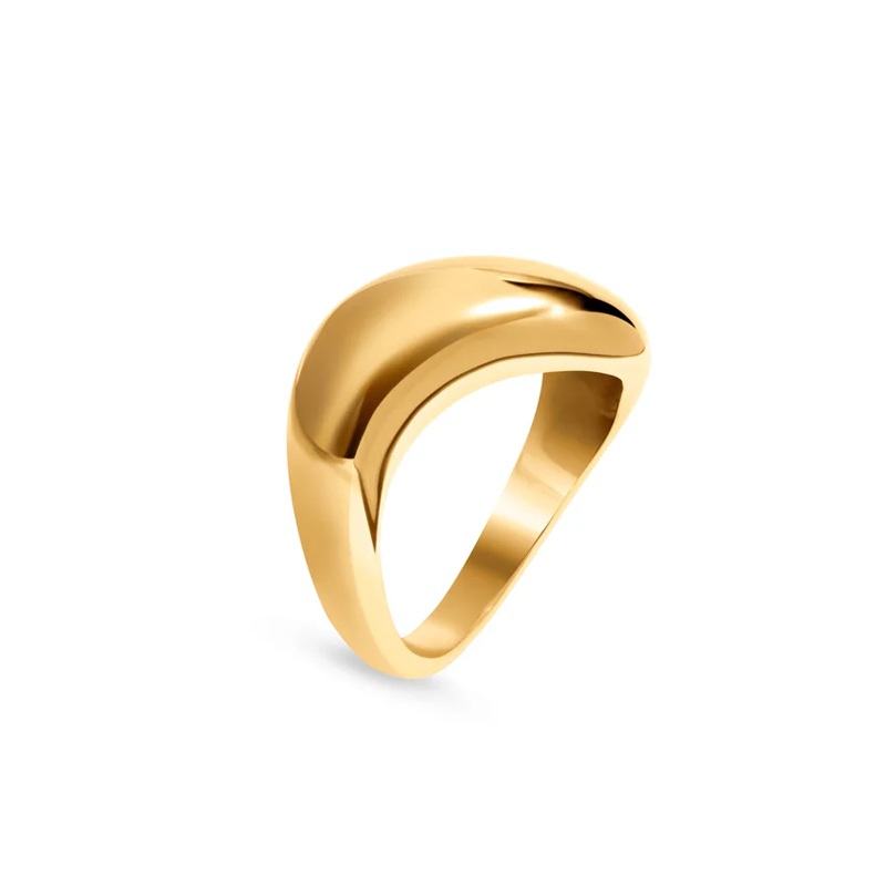 Gold molten ring, Abbott Lyon