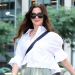 Anne Hathaway’s modern take on pleats is one to try