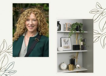 Kelly Hoppen shares her foolproof shelf styling tips