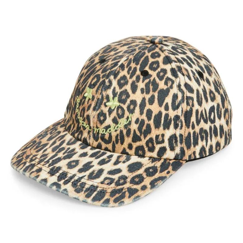 Damson Madder leopard print baseball cap cut out 