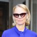 Pamela Anderson’s royal blue look is a bold summer statement