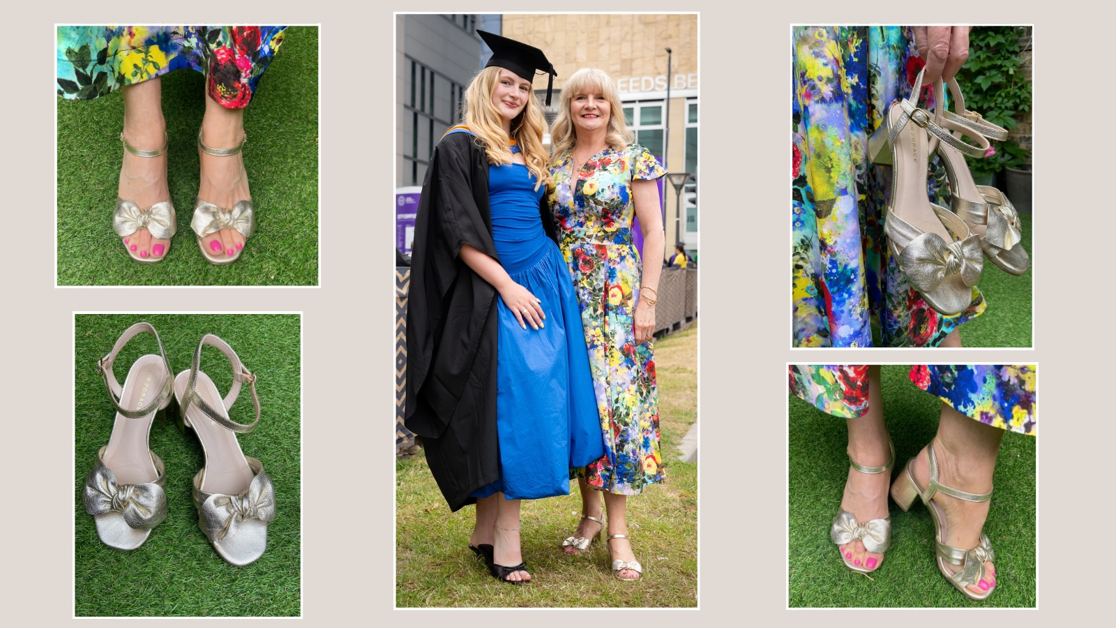 Julie Player wearing Air & Grace Dancing Queen sandals