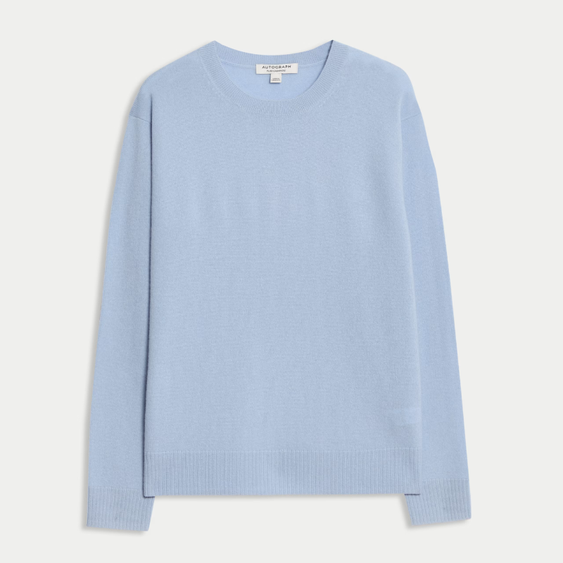 Marks & Spencer blue cashmere jumper