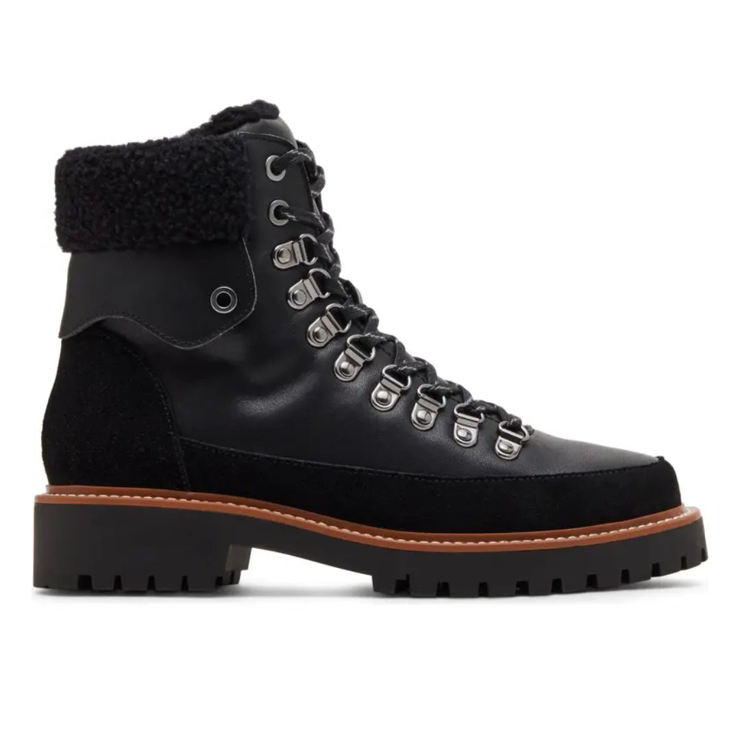 Blondo Faux Shearling Cuff Ankle Boot