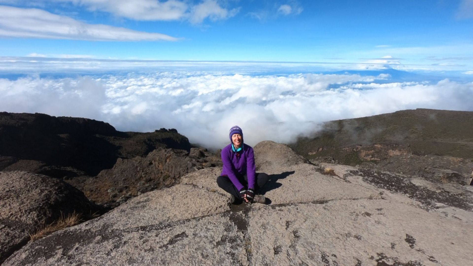 Sue has scaled Mount Kilimanjaro