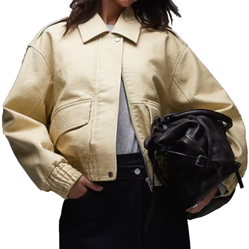 Topshop butter yellow jacket