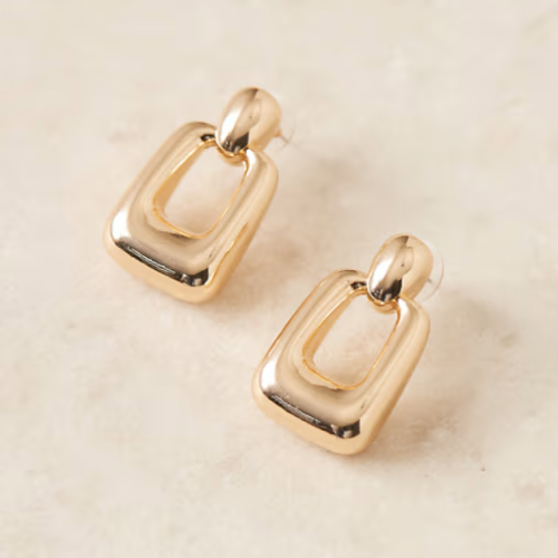 Asos Design doorknocker earrings