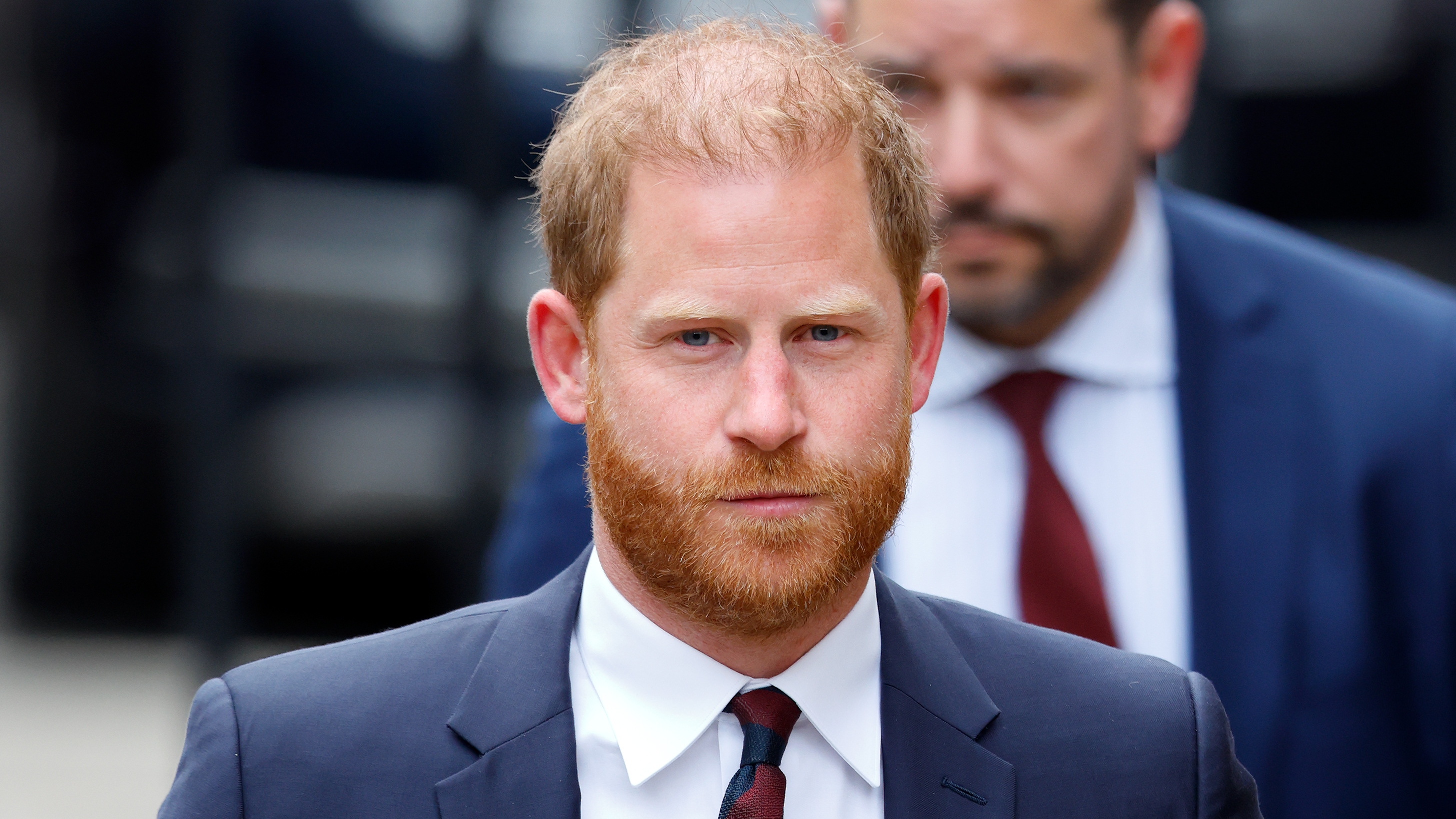 Prince Harry attends day 2 of a Court of Appeal hearing regarding his security at the Royal Courts of Justice on April 9, 2025