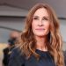Pairing navy and black, Julia Roberts looks timelessly chic