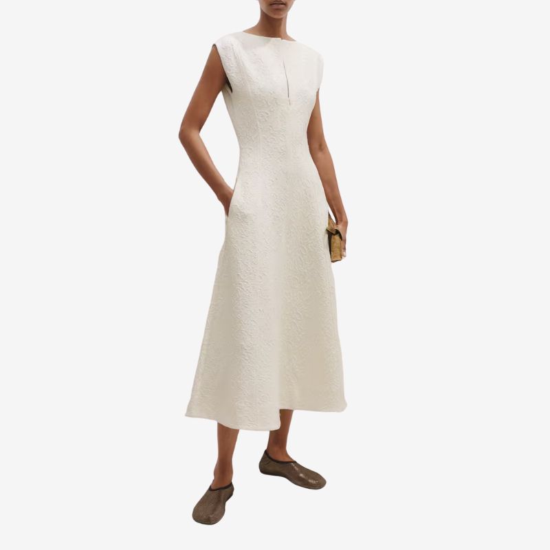 Image of white maxi dress