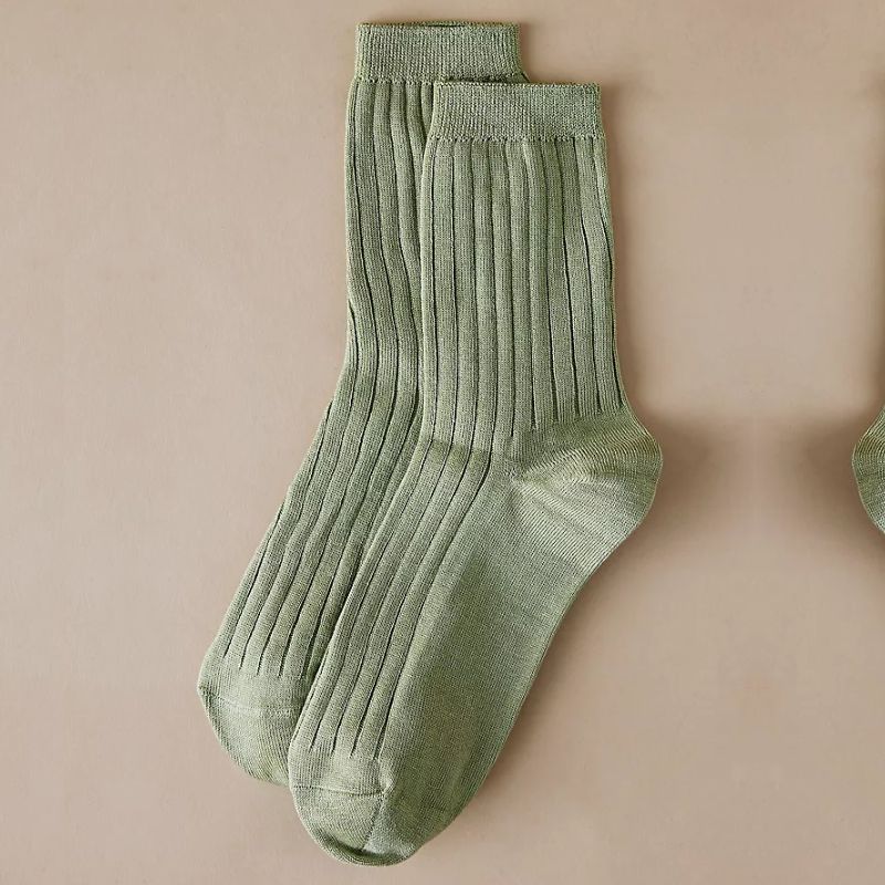 sage green socks
