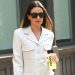 Lea Michele makes a case for wearing white in cooler climes