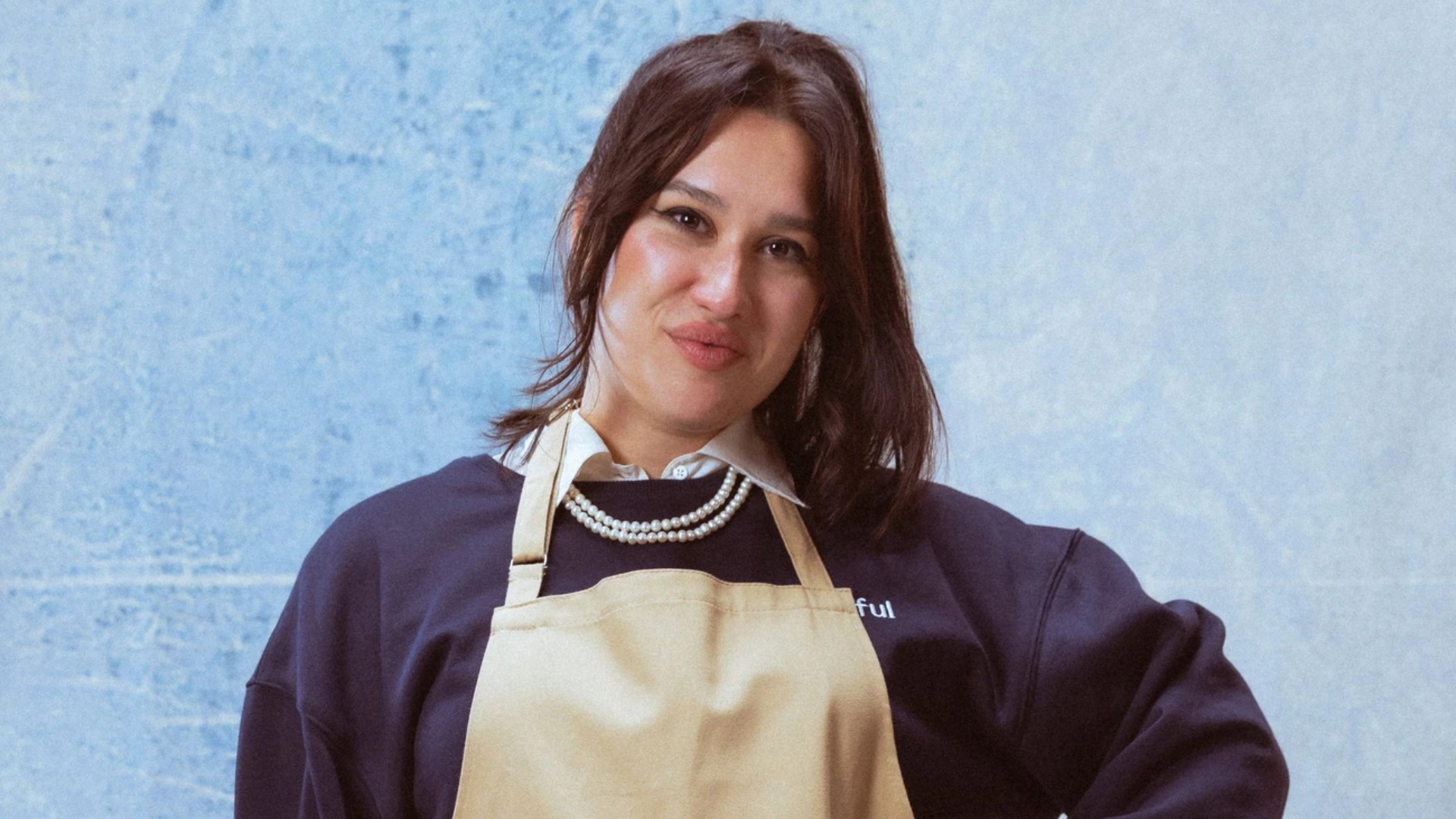 Nataliia in The Great British Bake Off