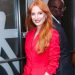 Jessica Chastain’s red suit is the dopamine dressing we needed