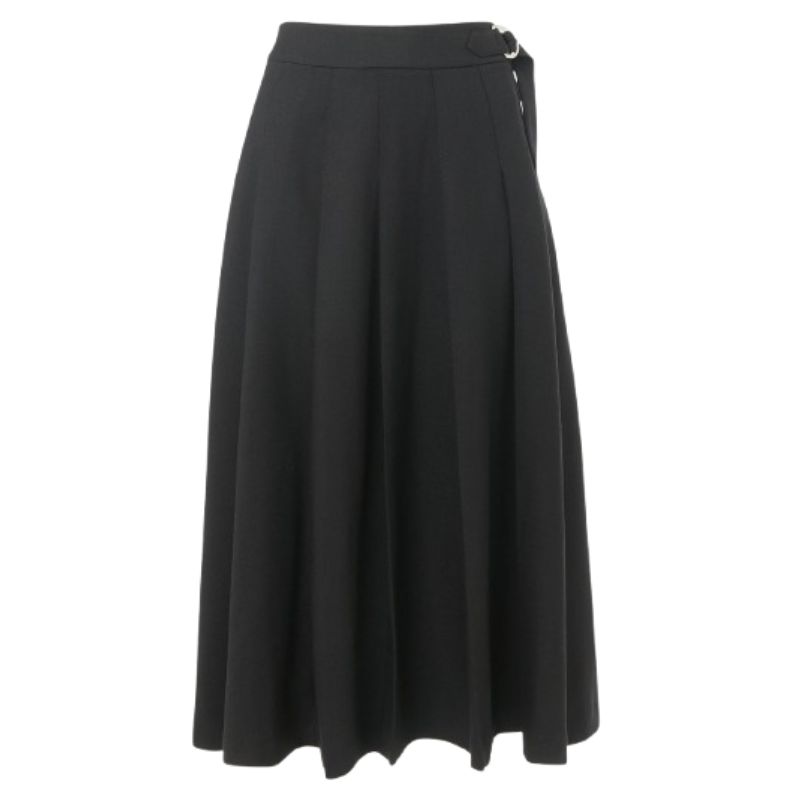 Whistles Wool Blend Pleated Kilt Skirt