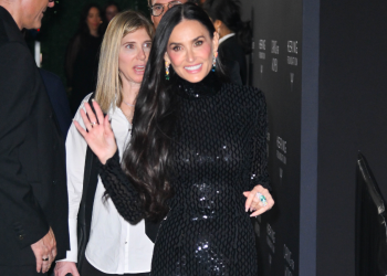 Demi Moore reworks the LBD with this striking update