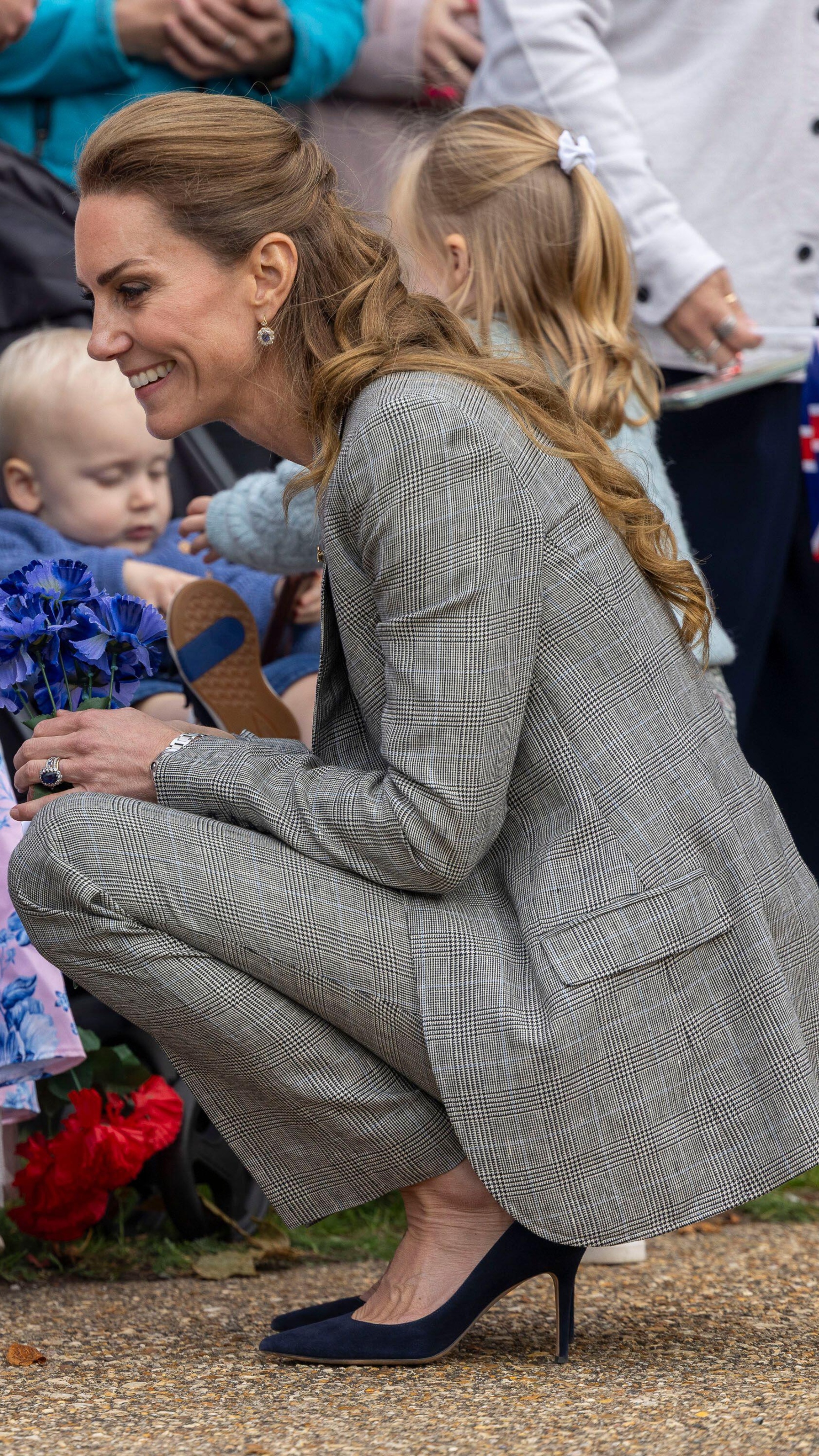 The Princess of Wales, Royal Honorary Air Commodore, RAF Coningsby, during her first visit there since taking up the role in August 2023