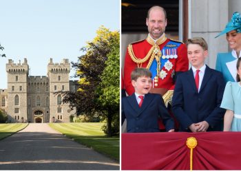 George, Charlotte and Louis’s ‘after hours’ Windsor Castle visits
